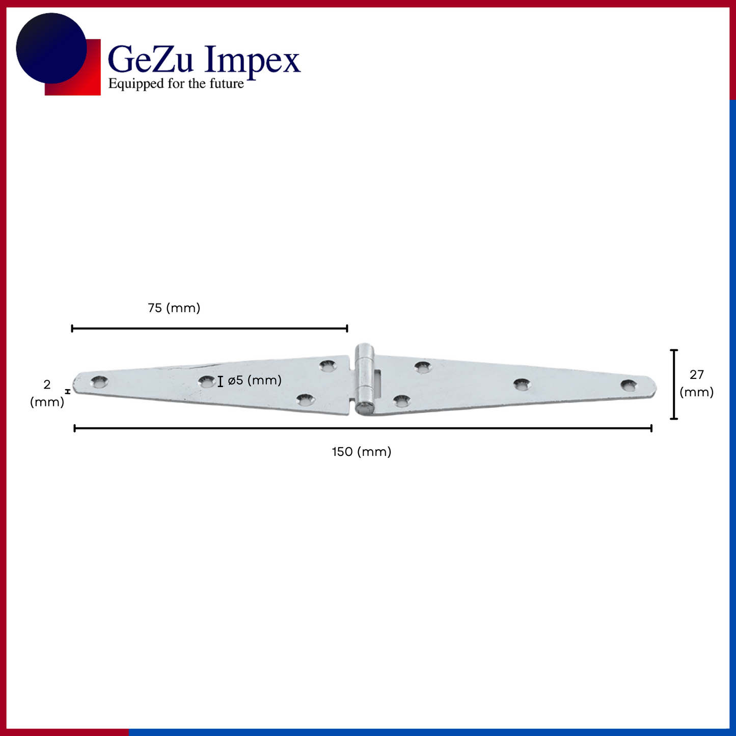 75 mm / Electroplated