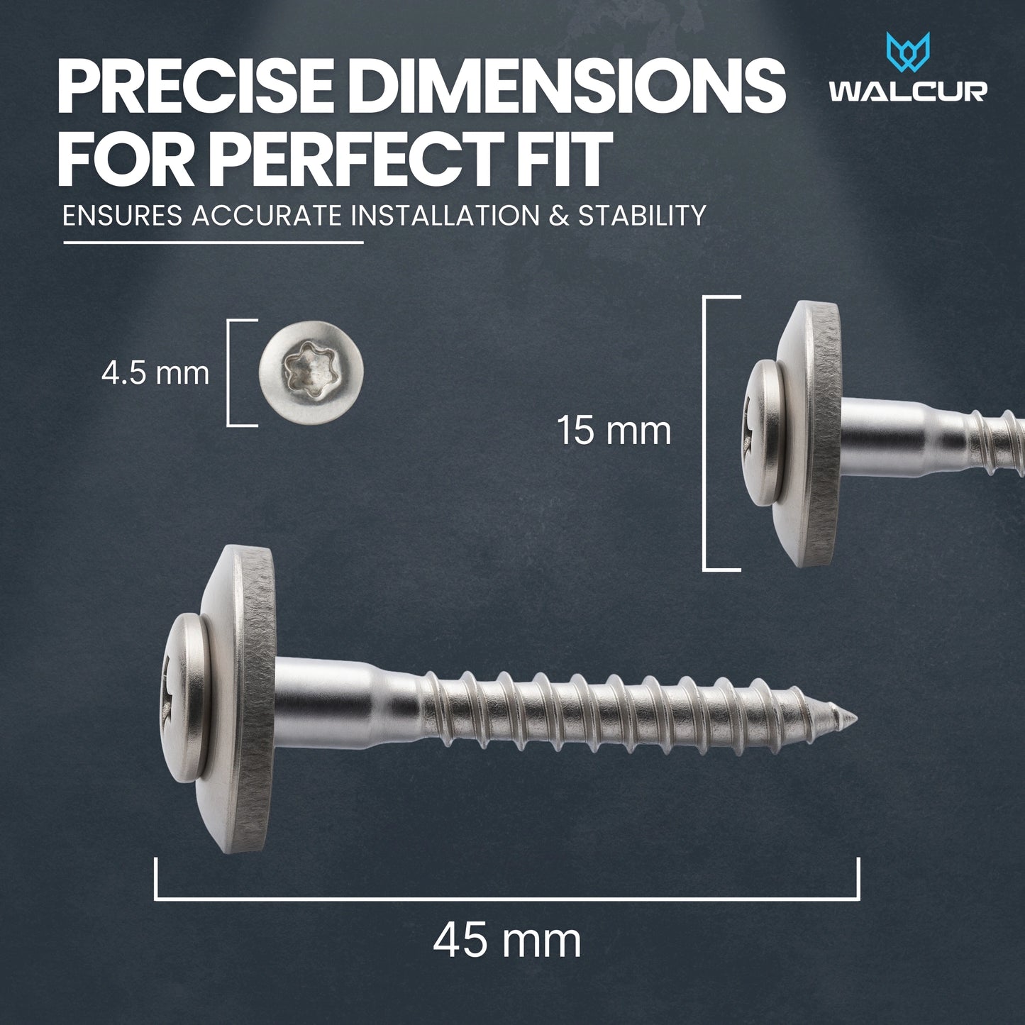 4.5 x 45 mm / Silver