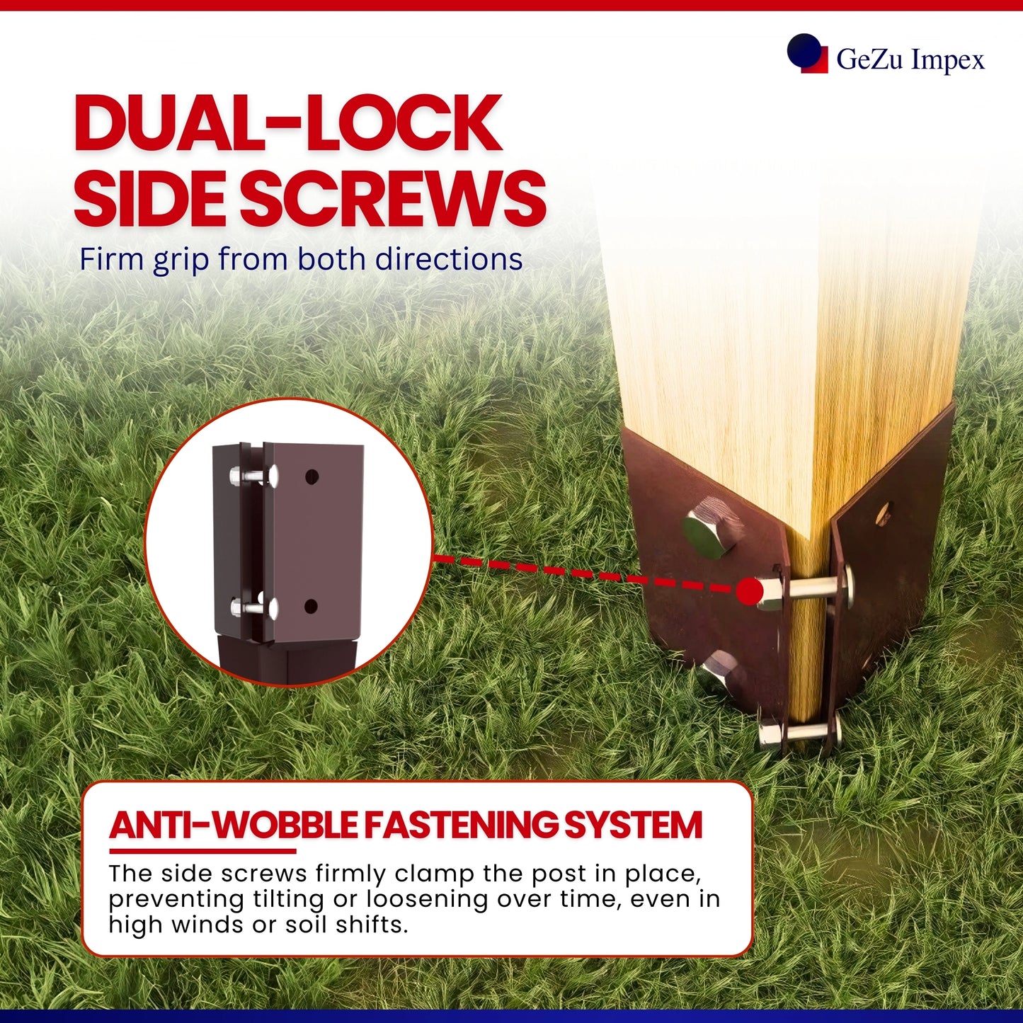 Swift Clamp Drive In Post Support
