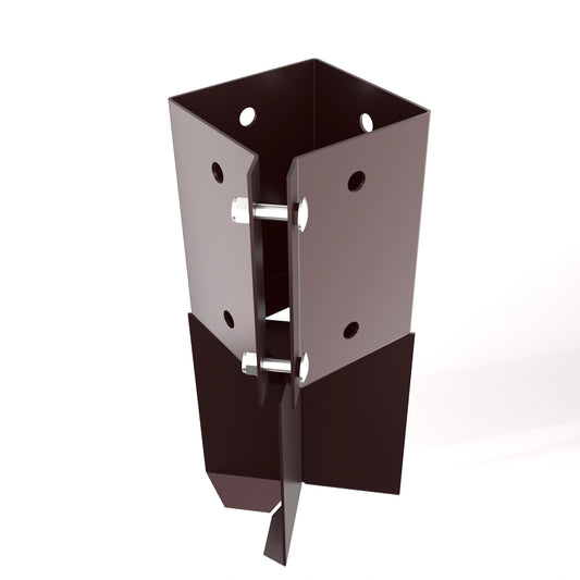 Support de Poteau à Sceller Swift Clamp 75x75mm Revêtement Poudre
