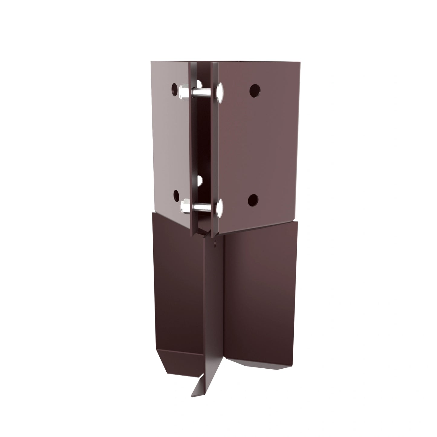 Support de Poteau à Sceller Swift Clamp 75x75mm Revêtement Poudre
