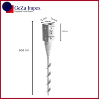 71 x 71 x 800 mm / Hot Dip Galvanised