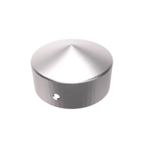 Capuchon de poteau pyramidal, rond de 100 mm, HDG