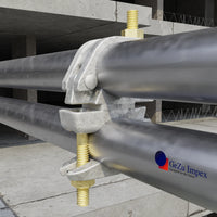 colliers de serrage brides d'échafaudage  Accouplement coupleurs forgés simples Serre joint pour tuyau acier construction tubes Boulons à anneau à œil à tige à vis fermée robuste
